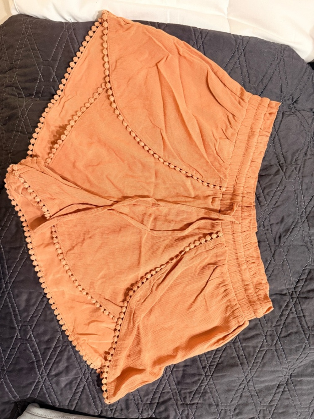 Aeropostale Peach/Orange Linen Shorts